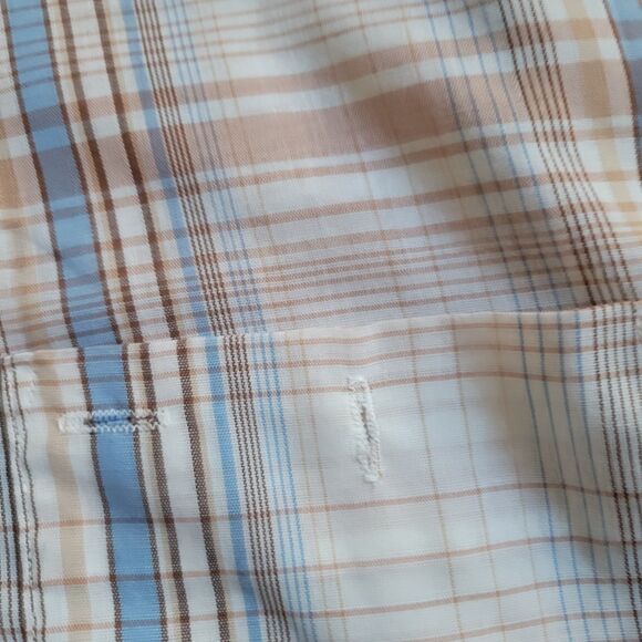 2 Vintage Mens Medium JCPenney Western Style Tops - Picture 7 of 7